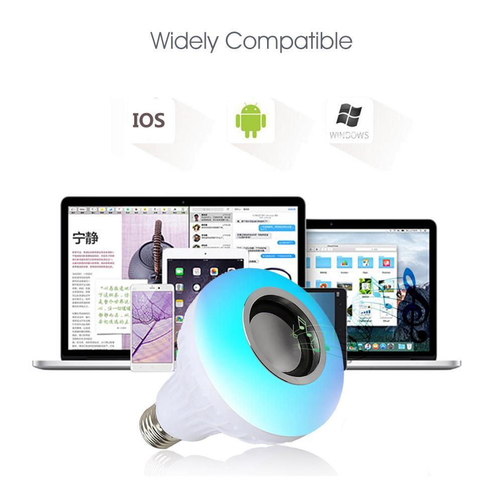 Colorful LED Bulb Speaker