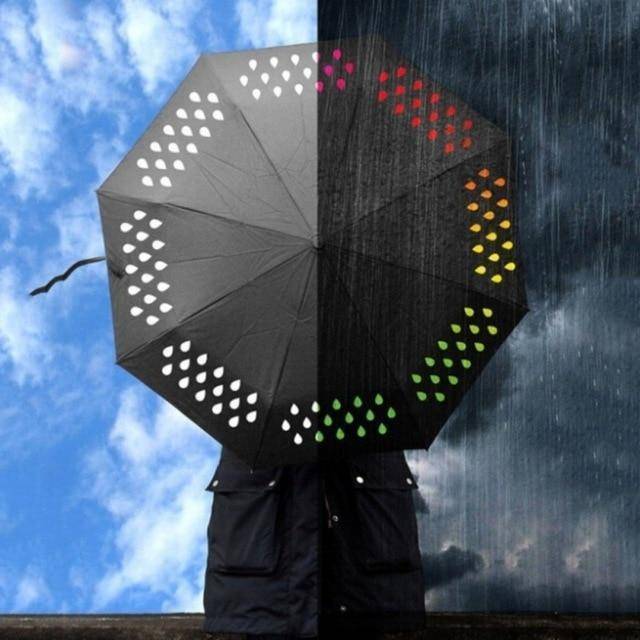 Colorful 3 Fold Automatic Umbrella - Halri