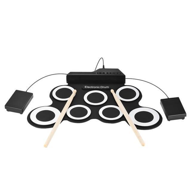 Compact Foldable Digital Drum Kit Set
