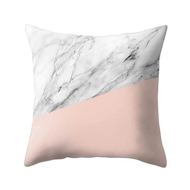 Stylish Marble Pattern Throw Pillow Covers