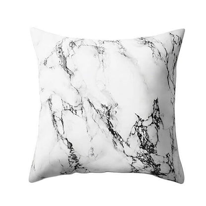 Stylish Marble Pattern Throw Pillow Covers
