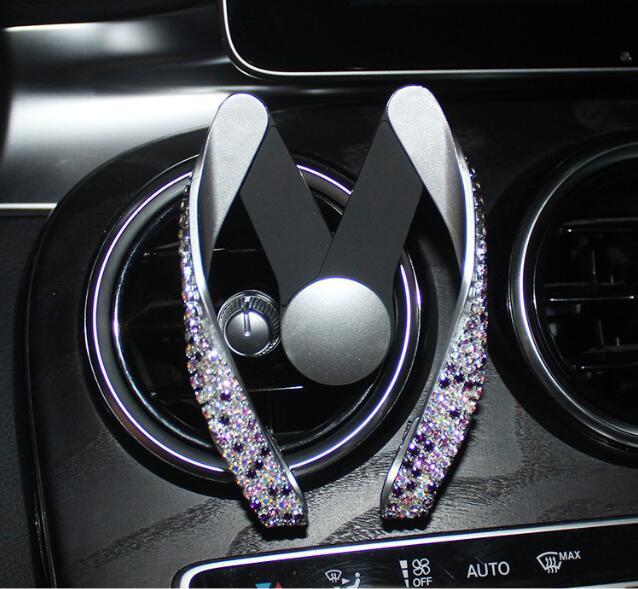 Luxury Crystal Car Phone Mount Holder