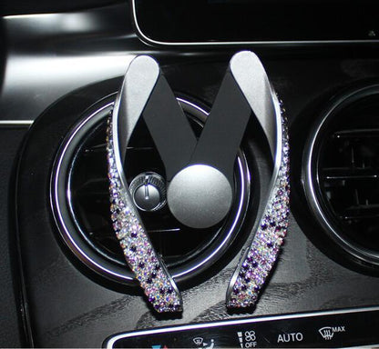 Luxury Crystal Car Phone Mount Holder
