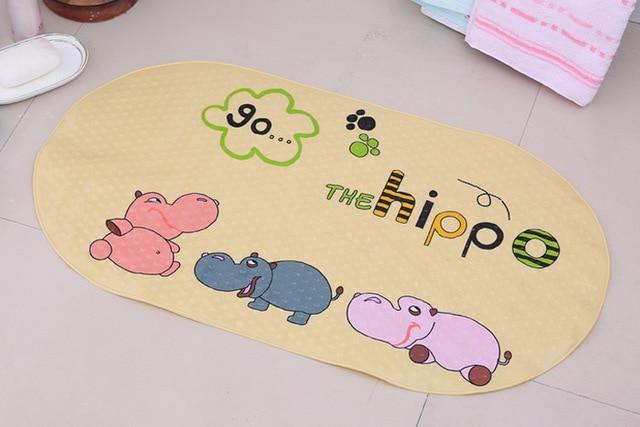 Fun Design Non-Slip Baby Bath Mats With Suction Cups