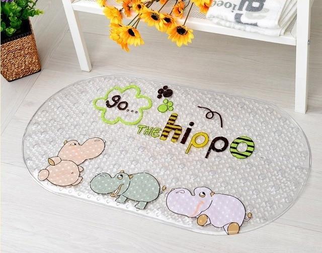 Fun Design Non-Slip Baby Bath Mats With Suction Cups