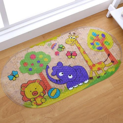 Fun Design Non-Slip Baby Bath Mats With Suction Cups