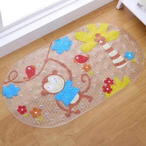 Fun Design Non-Slip Baby Bath Mats With Suction Cups