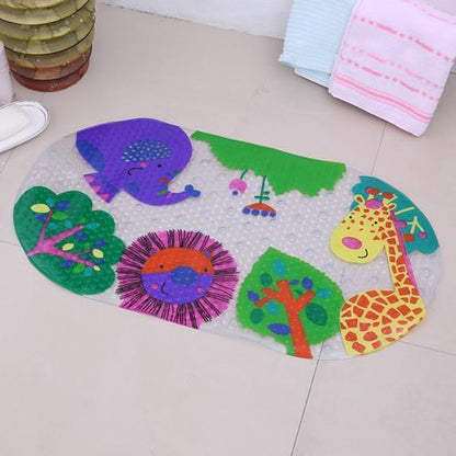 Fun Design Non-Slip Baby Bath Mats With Suction Cups