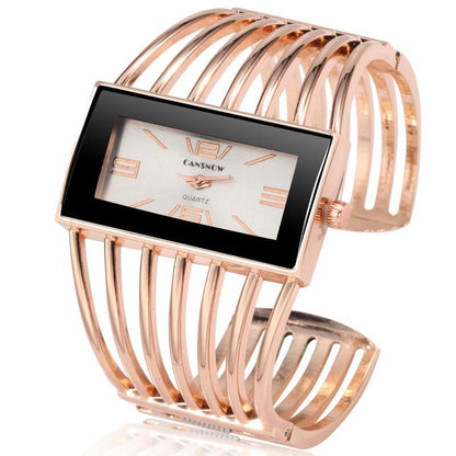 Elegant Metal Ladies Watch Bracelet