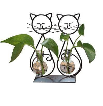 Small Cute Kitten Planter Pot Vase - Halri