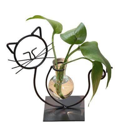 Small Cute Kitten Planter Pot Vase