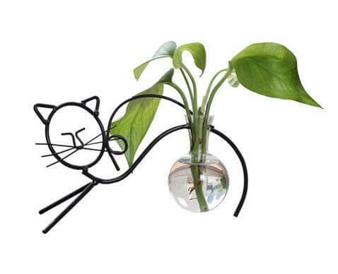 Small Cute Kitten Planter Pot Vase