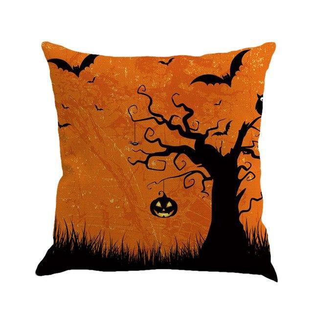 Spooky Halloween Decorative Throw Pillow Covers