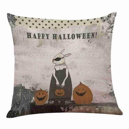 Soft Halloween Pumpkin Pattern Throw Pillow Covers