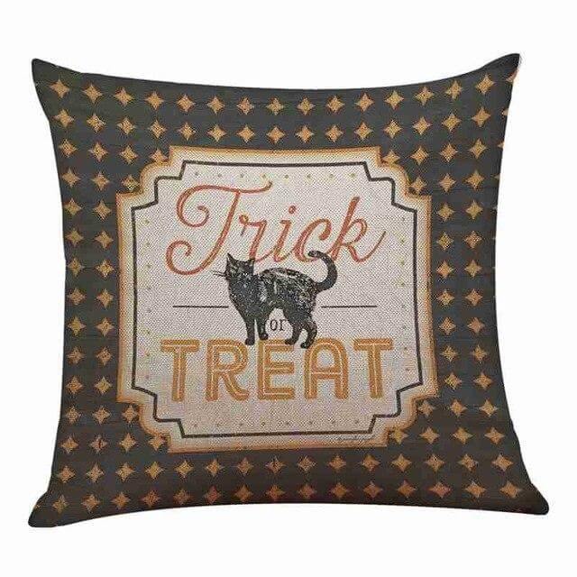 Soft Halloween Pumpkin Pattern Throw Pillow Covers