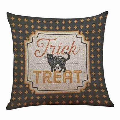 Soft Halloween Pumpkin Pattern Throw Pillow Covers