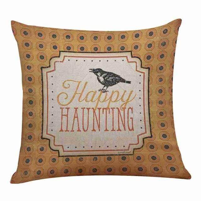 Soft Halloween Pumpkin Pattern Throw Pillow Covers