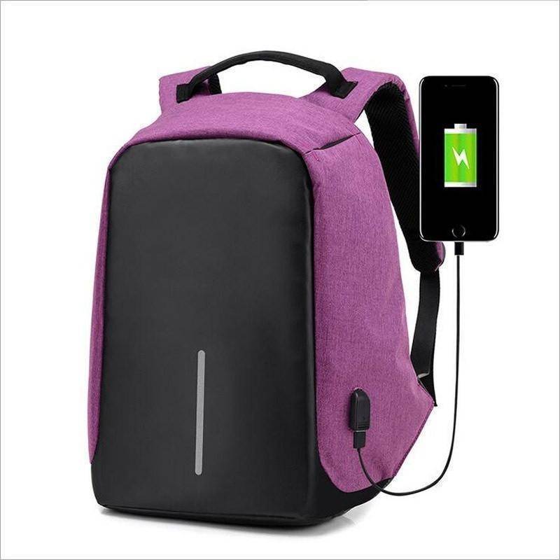Stylish Laptop Backpack with USB Port and Anti-Theft Pocket