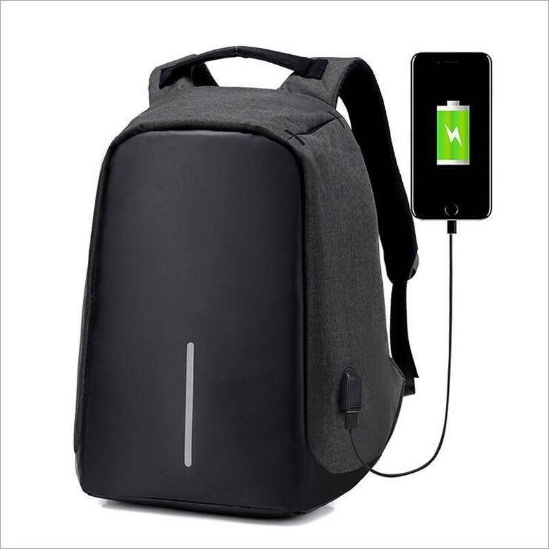 Stylish Laptop Backpack with USB Port and Anti-Theft Pocket