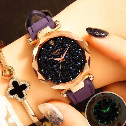 Colorful Night Sky Fashion Quartz Watch