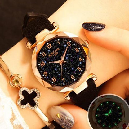 Colorful Galaxy Star Ladies Fashion Bracelet Watch - Halri