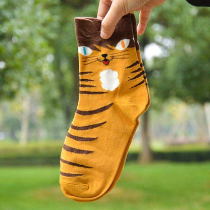 Fun Colorful Kids Striped Cotton Socks
