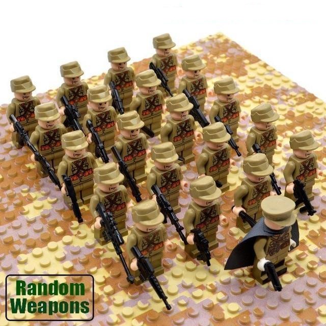 Historic Military Action Figure Building Blocks Set