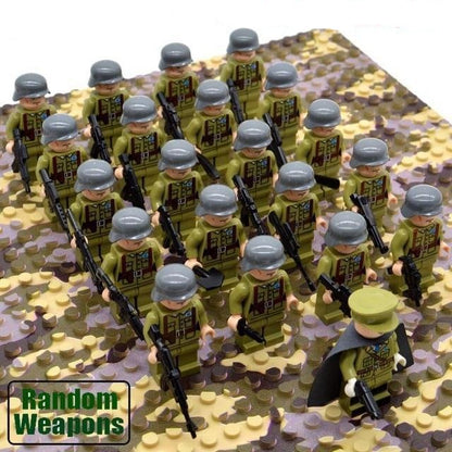Historic Military Action Figure Building Blocks Set