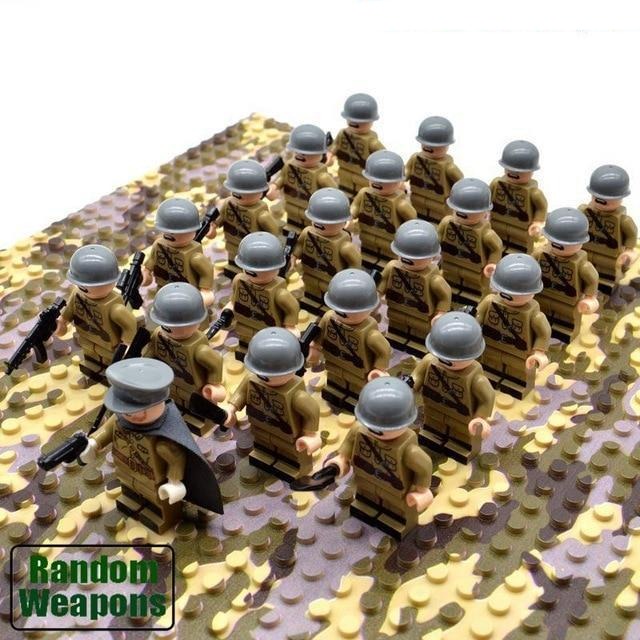 Historic Military Action Figure Building Blocks Set