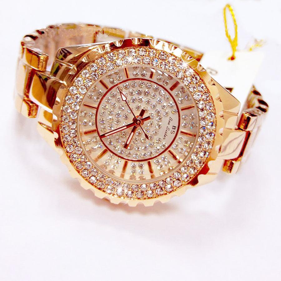 Elegant Diamond Silver Ladies Luxury Watch - Halri