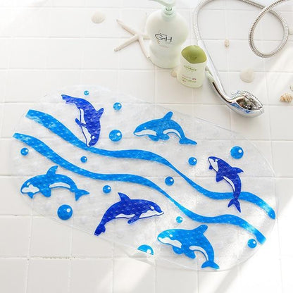 Fun Design Non-Slip Baby Bath Mats With Suction Cups