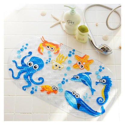 Fun Design Non-Slip Baby Bath Mats With Suction Cups