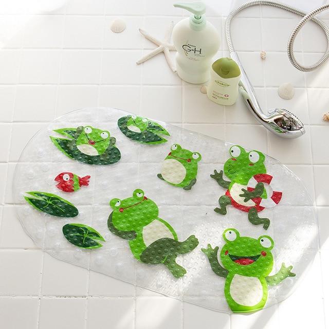 Fun Design Non-Slip Baby Bath Mats With Suction Cups