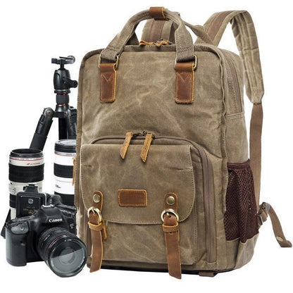 Waterproof Canvas Photography Rucksack Bag - Halri