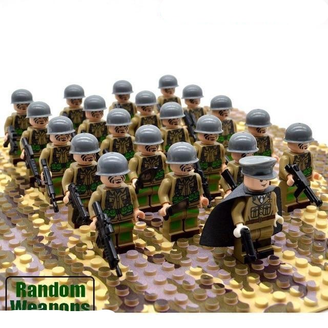 Historic Military Action Figure Building Blocks Set