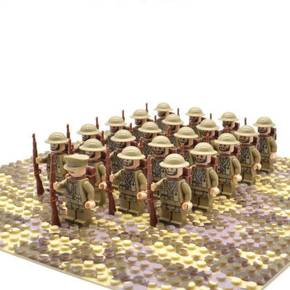 Historic Military Action Figure Building Blocks Set - Halri
