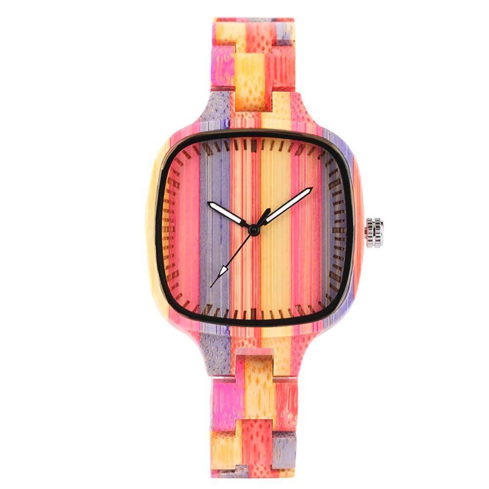Natural Bamboo Wood Strap Watch - Halri