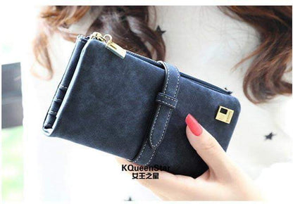 Stylish Frosty Multi Card Fold Wallet - Halri