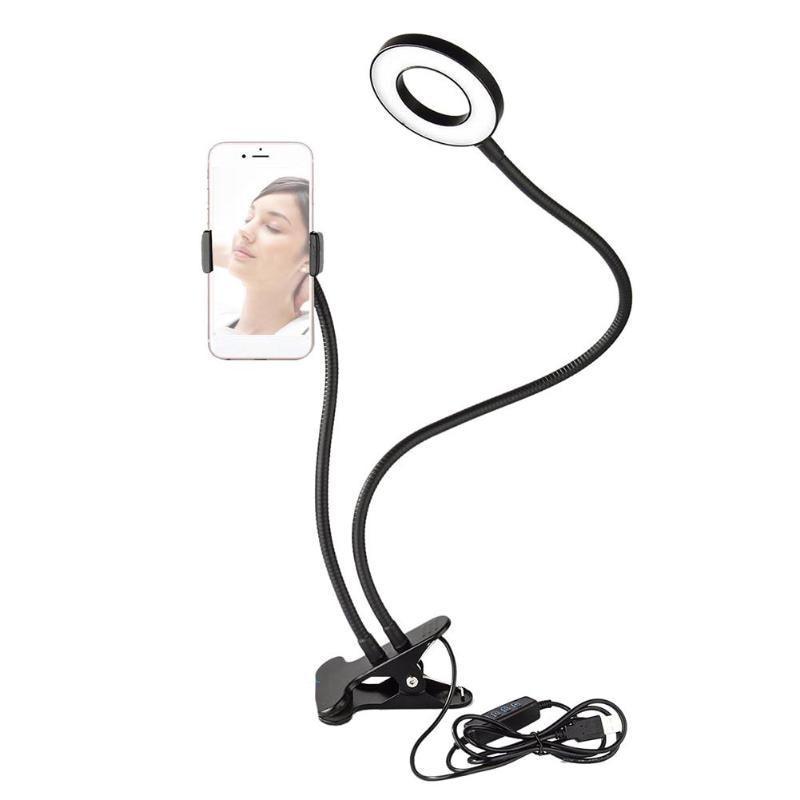 Portable Live Stream Phone Stand with LED Light - Halri