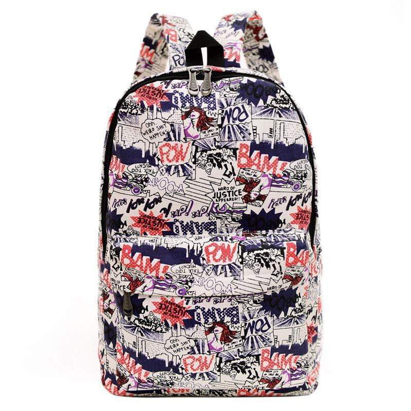 Vintage Style Canvas Classic Backpack