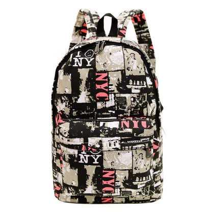Vintage Style Canvas Classic Backpack
