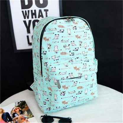 Vintage Style Canvas Classic Backpack