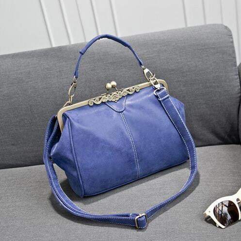Classic Vintage Hardware Tote Messenger Bag - Halri