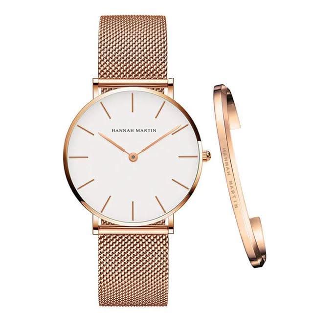 Classic Hannah Martin Ladies Watch with Flexible Strap - Halri