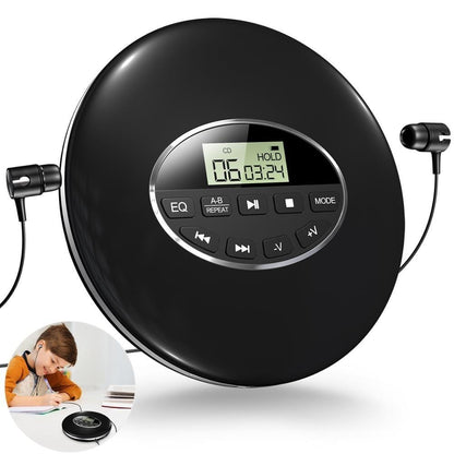 Compact Personal CD Music Player For Travel - Halri