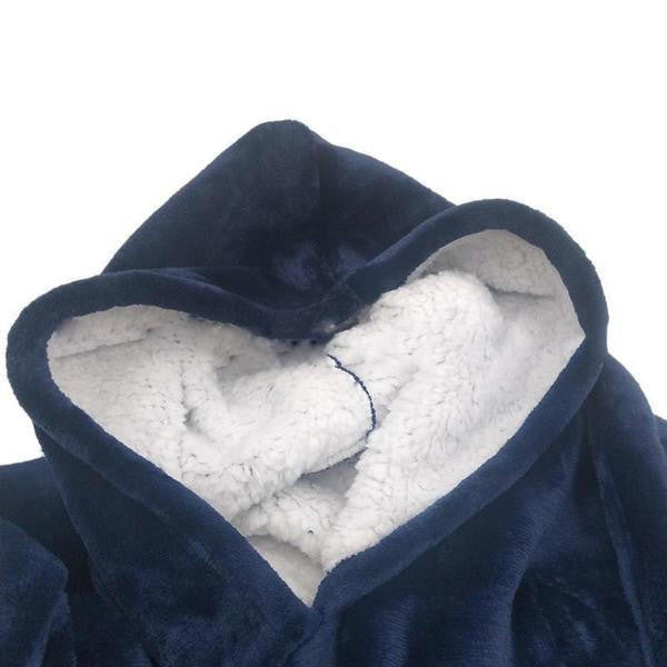 Cozy Fleece Lined Sweatshirt Blanket