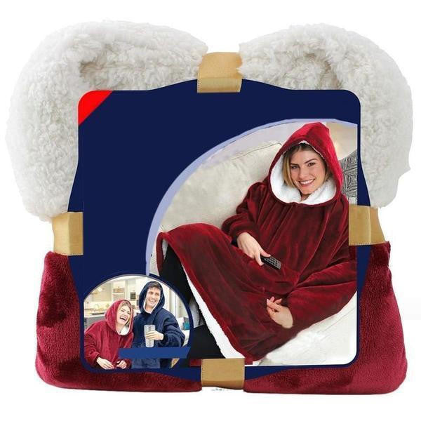 Cozy Fleece Lined Sweatshirt Blanket