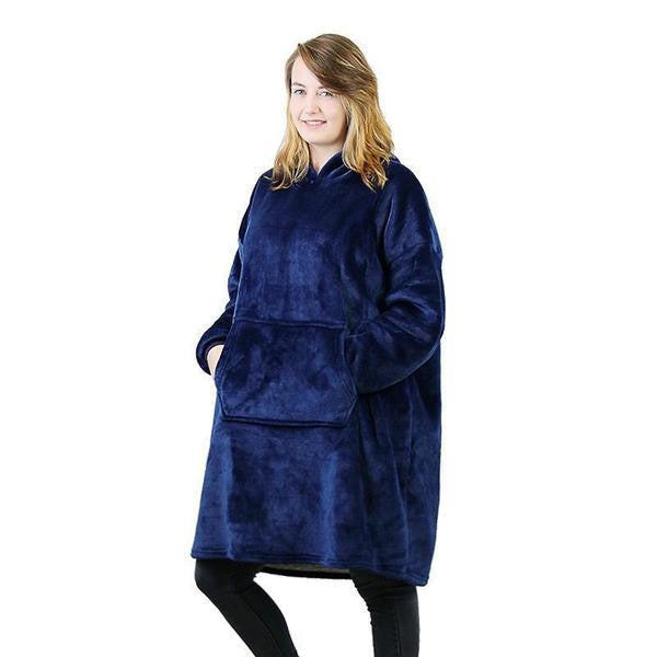 Cozy Fleece Lined Sweatshirt Blanket
