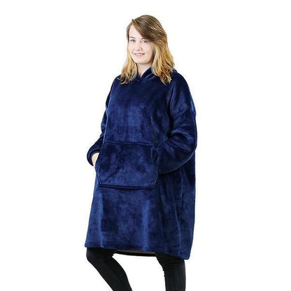 Cozy Fleece Lined Sweatshirt Blanket