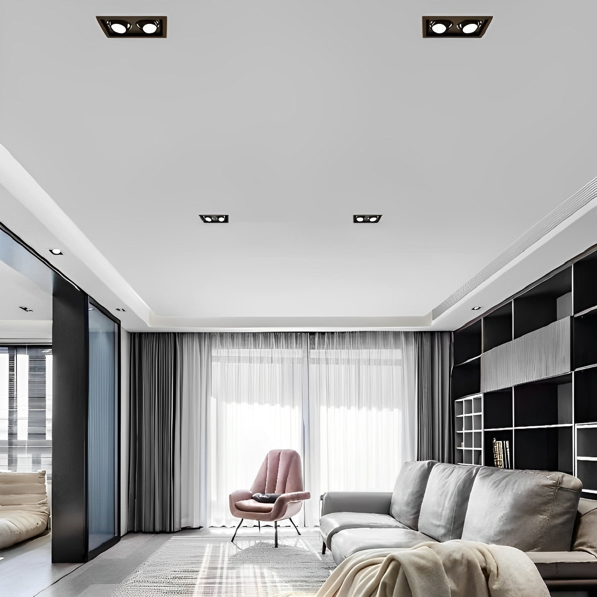 Slim LED Recessed Ceiling Spotlights with Dimmer